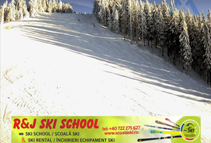 Partia de ski  Lupului din masivul Postavaru  din Poiana Brasov |R&J ski school & ski rental in Poiana Brasov 